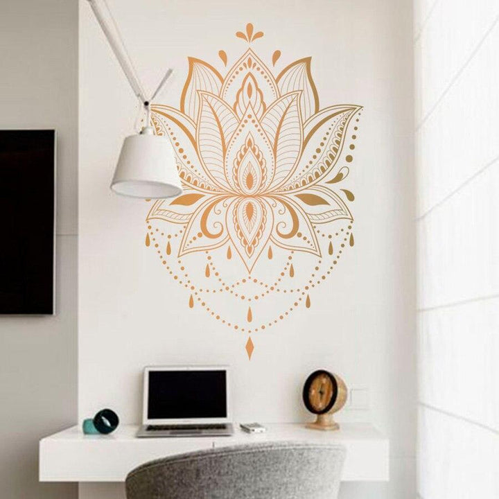 Lotus Mandala Väggdekal