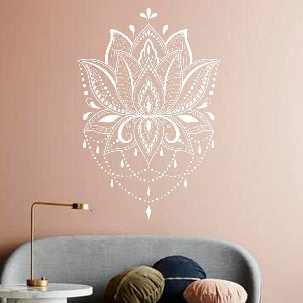 Lotus Mandala Väggdekal