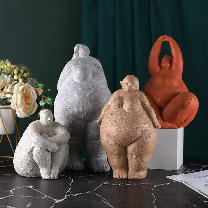 Självsäker Damfigurer