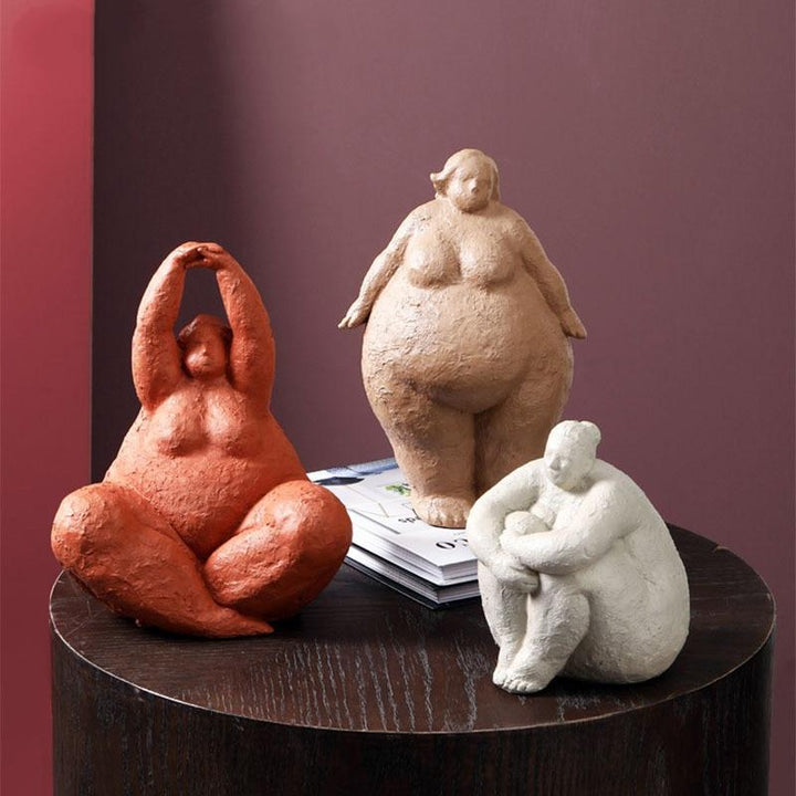 Självsäker Damfigurer