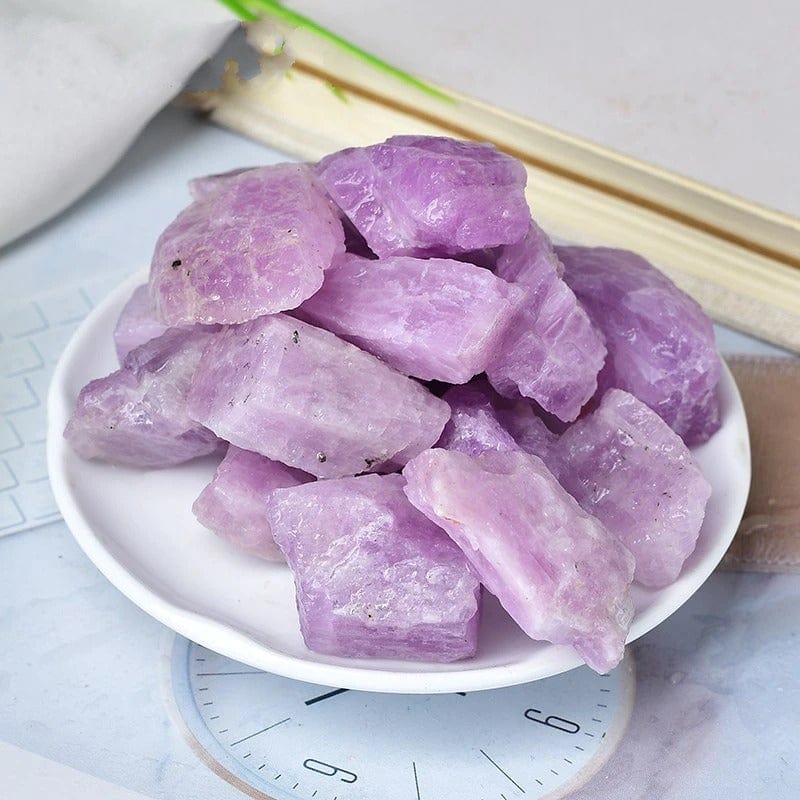 Lila Kunzite Råsten