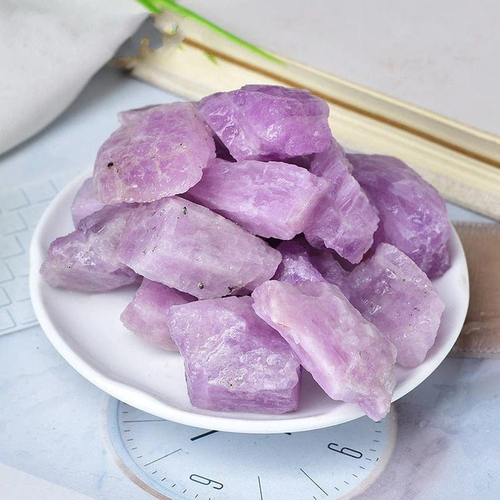 Lila Kunzite Råsten