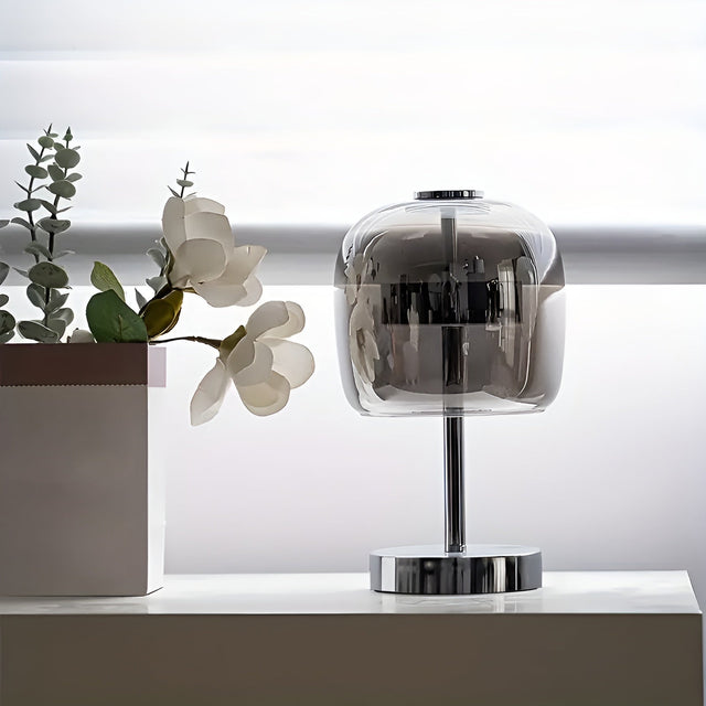 Modern glas elektropläterad ambientljuslampa