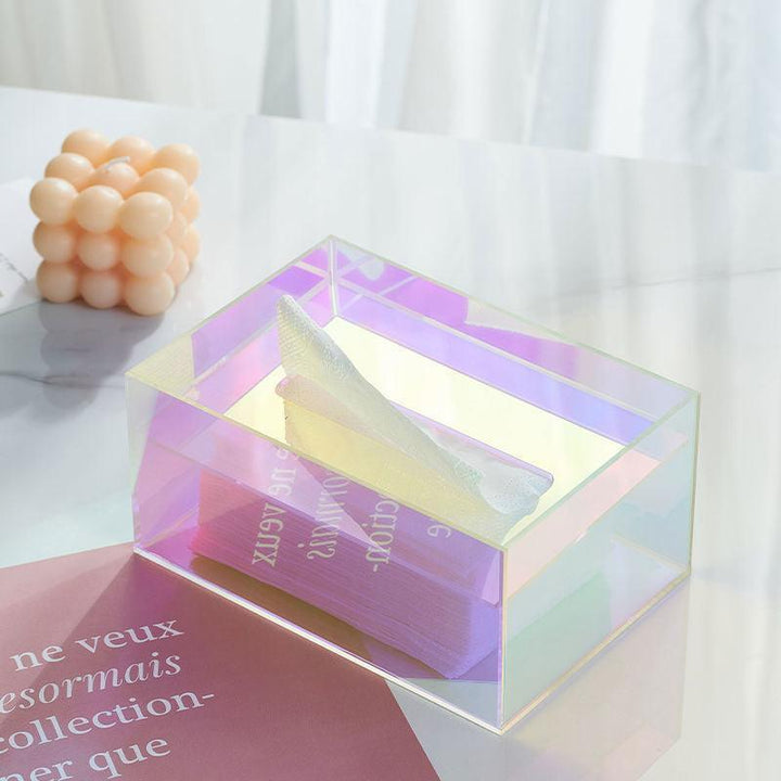 Iridescent Akryl Papperslåda