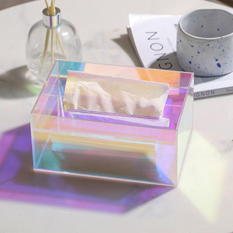 Iridescent Akryl Papperslåda