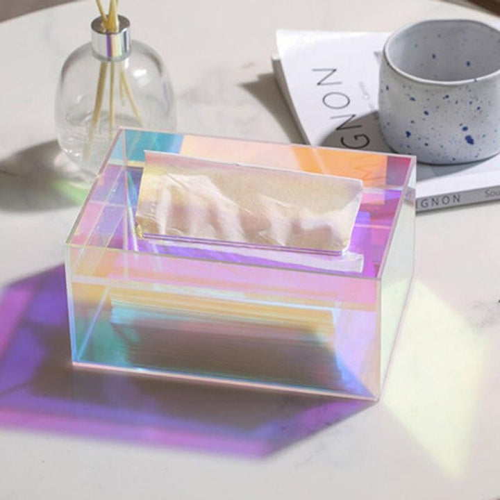 Iridescent Akryl Papperslåda