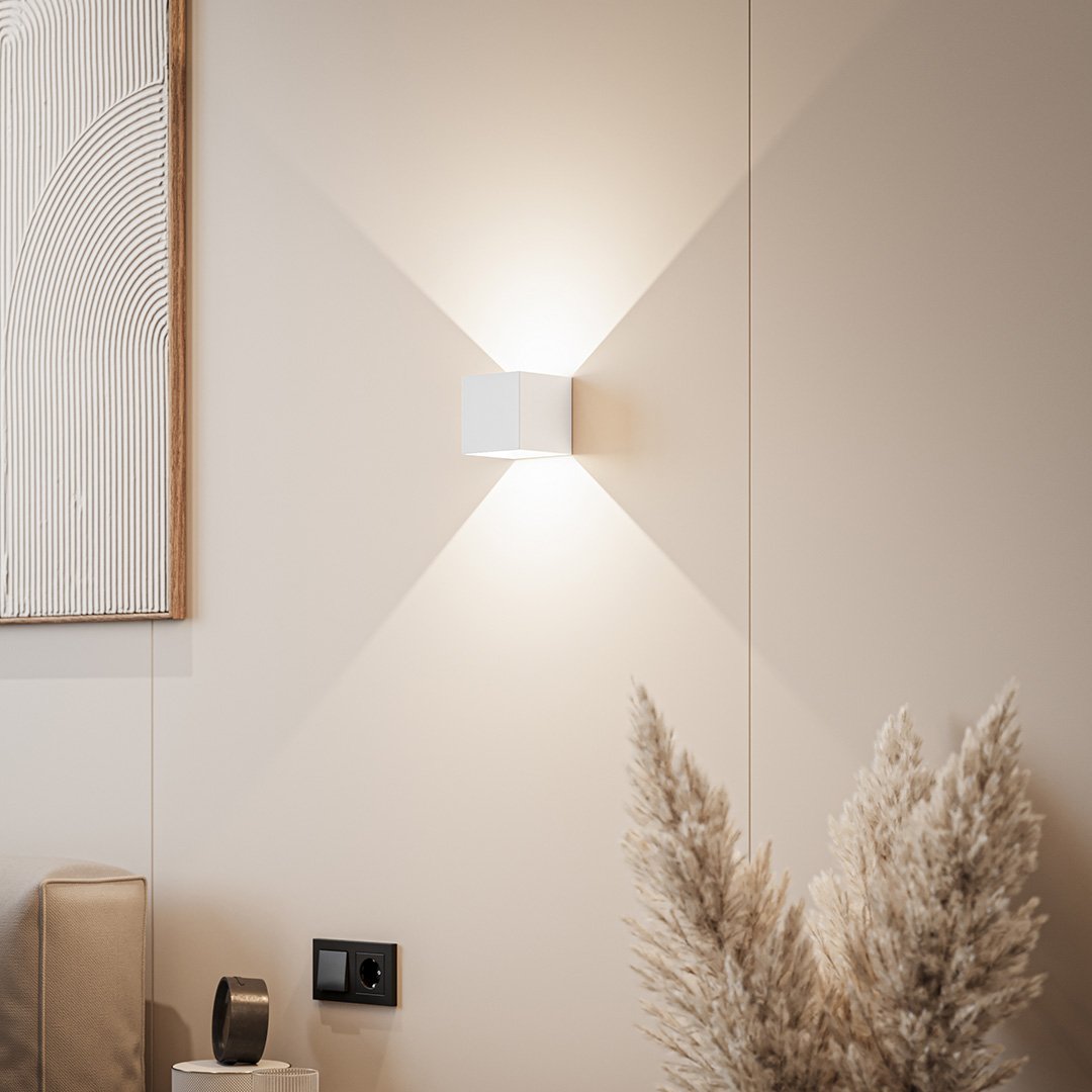 LumiGuard - LED vägglampa med varmt ljus